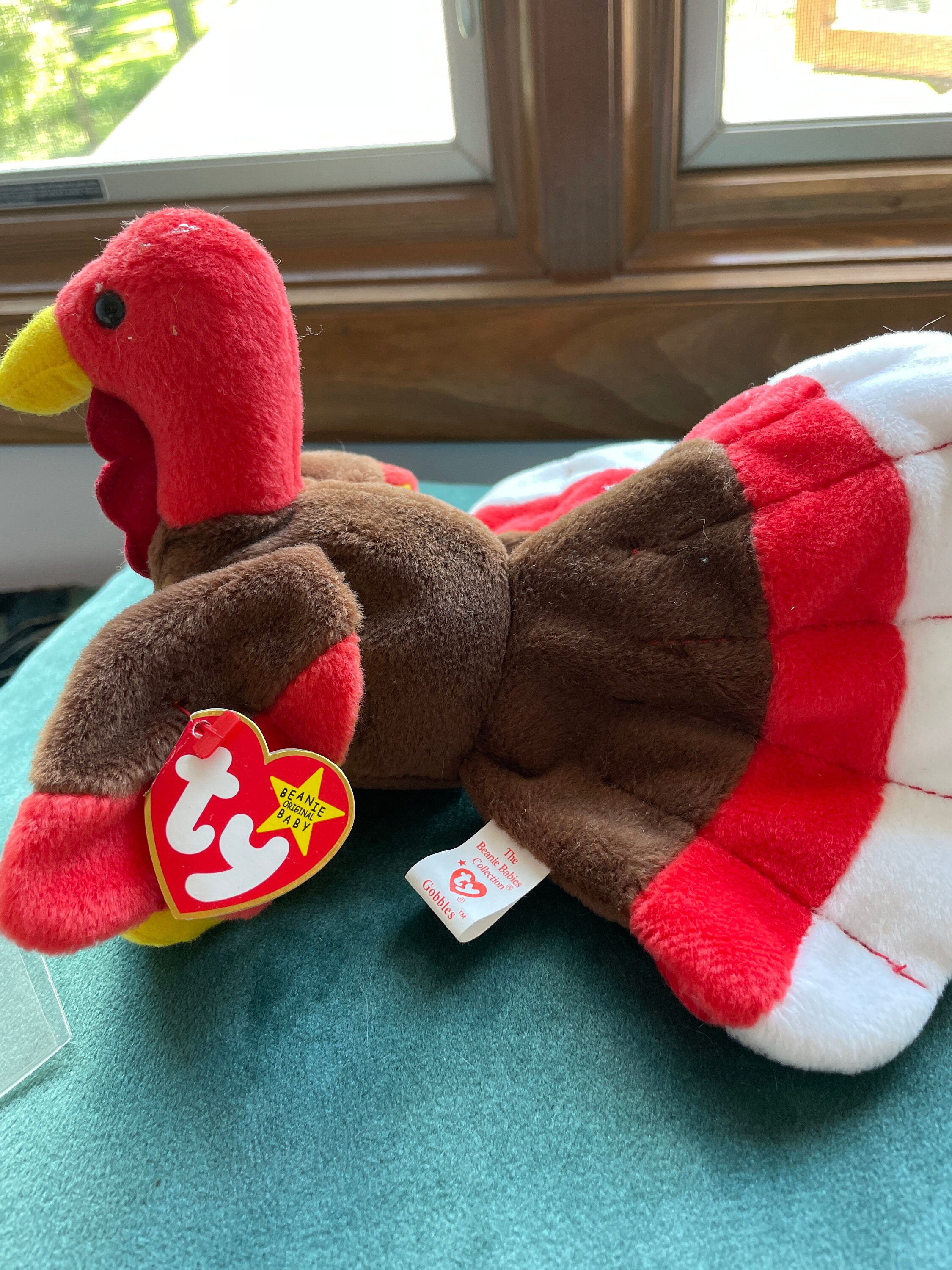 1996 Gobbles beanie baby Rare | Etsy