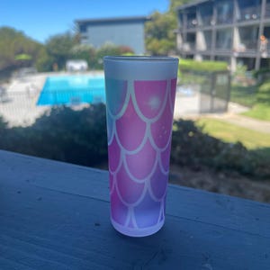 Mermaid scale shot glass