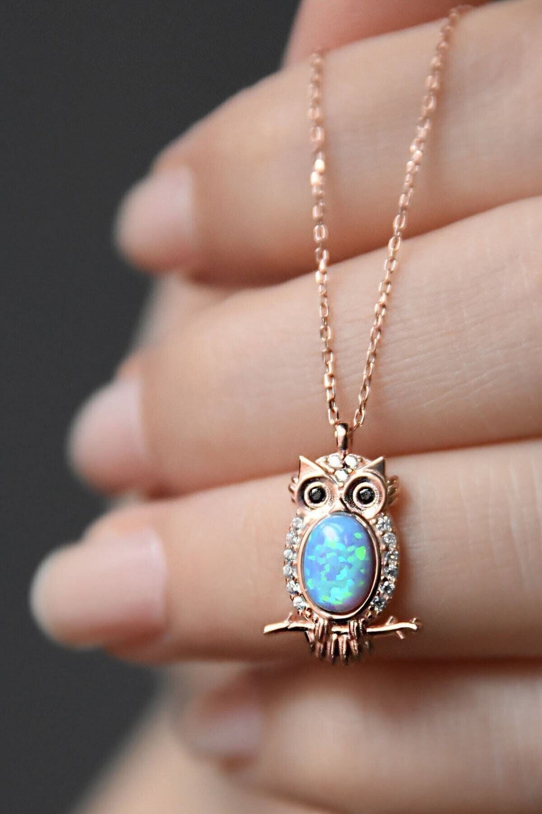 Pendentif Hibou Fille