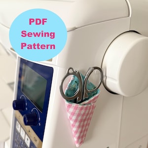 Mini Scissor Holder Sewing Pattern: Beginner-Friendly PDF (1 3/4" x 4 1/4")