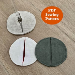 Wine Coasters Sewing Pattern, Stemware Coasters DIY, Wine Glass Coasters Sewing Pattern, Wine Coasters Tutorial, Beginner Sewing Pattern