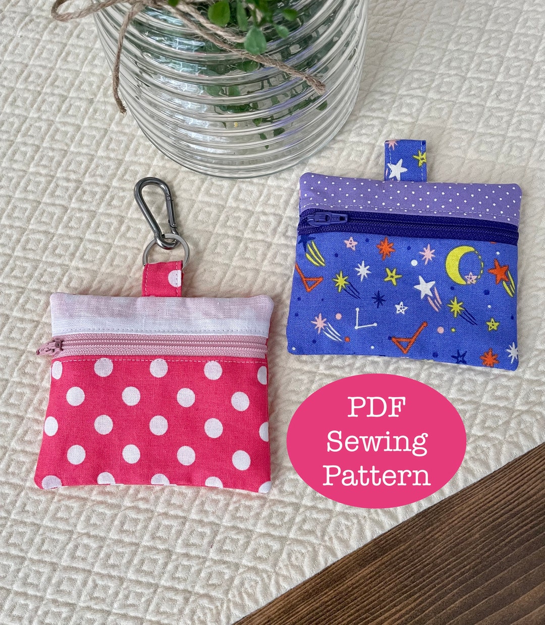 Dog Poop Bag Holder PDF Sewing Pattern, Dog Waste Dispenser Sewing