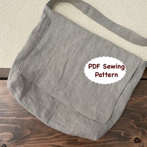 Sac messager à bandoulière Patron de couture PDF / Téléchargement immédiat
