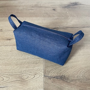 Toiletry Bag PDF Sewing Pattern, Boxy Pouch Sewing Pattern, Zipper Pouch Pattern