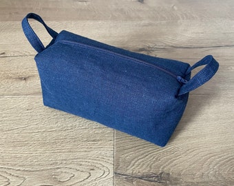 Boxy Toiletry Bag Sewing Pattern: Beginner-Friendly Zipper Pouch (PDF Pattern)