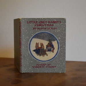 Little Grey Rabbit's Christmas by Alison Littley, Illustrator Margaret Tempest. Published 1964 by Collins. Hardback Book with Dust Jacket image 1