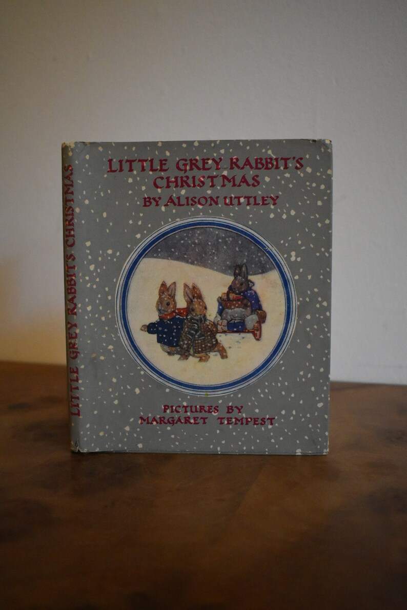 Little Grey Rabbit's Christmas by Alison Littley, Illustrator Margaret Tempest. Published 1964 by Collins. Hardback Book with Dust Jacket image 4