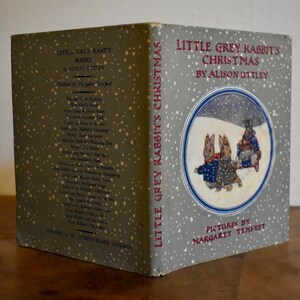 Little Grey Rabbit's Christmas by Alison Littley, Illustrator Margaret Tempest. Published 1964 by Collins. Hardback Book with Dust Jacket image 2