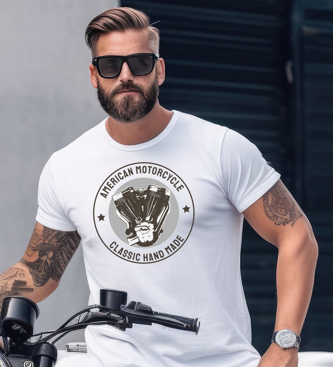 Ready to Press Motorcycle 23, DTF Print Transfer, Heat Transfer for T ...