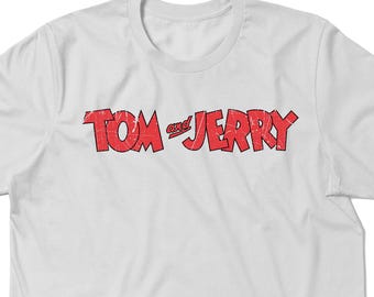 Ready to Press Tom and Jerry DTF Print Transfer, Heat Transfer for T-Shirts, 80s designs, 80s, retro shirts, retro designs