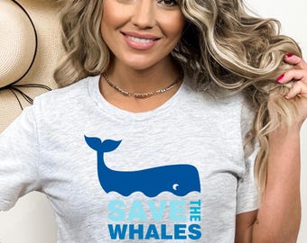 Ready to Press Save the Whales DTF Print Transfer, Heat Transfer for T-Shirts, Ocean, Full Color Transfer, Respect the Locals, Whales