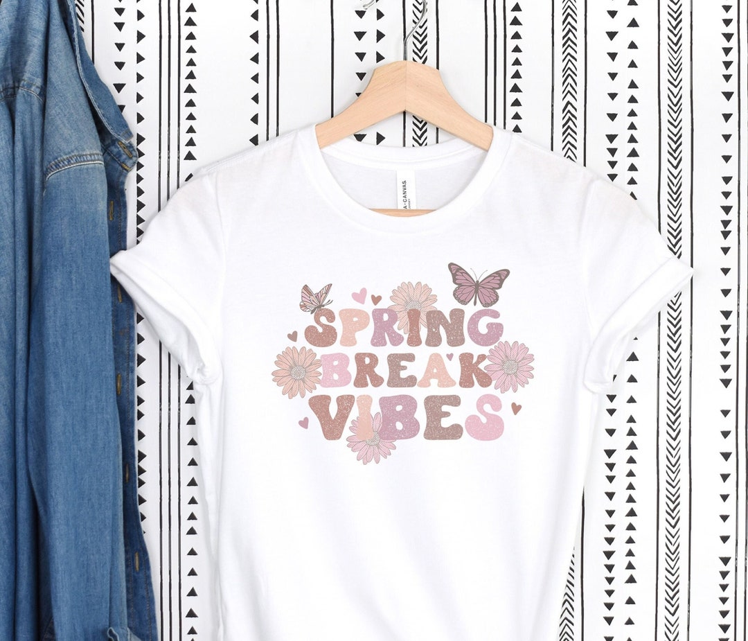 Ready to Press Spring Break Vibes, DTF Print Transfer, Heat Transfer ...