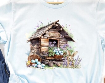 Ready to Press Spring Easter Hunt DTF Print Transfer, Heat Transfer for T-Shirts, Easter, Color, Spring, Easter Hunt
