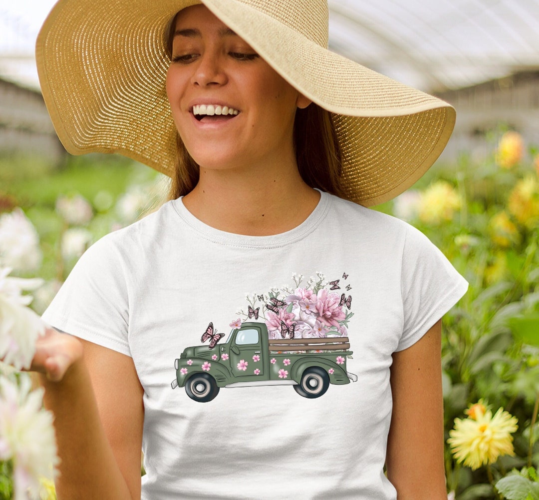 Ready to Press Spring Flowers DTF Print Transfer, Heat Transfer for T ...