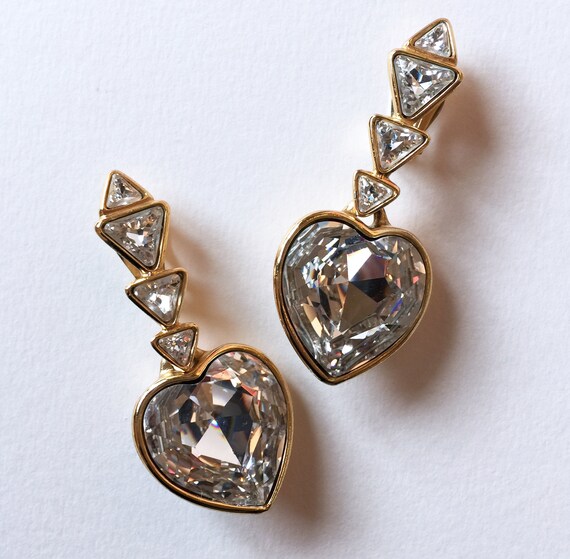 Yves Saint Laurent heart earrings - Gem Yves Saint Laurent heart earrings - Gem