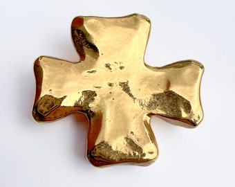 Christian Lacroix - ヴィンテージ クロス ブローチ - Etsy 日本