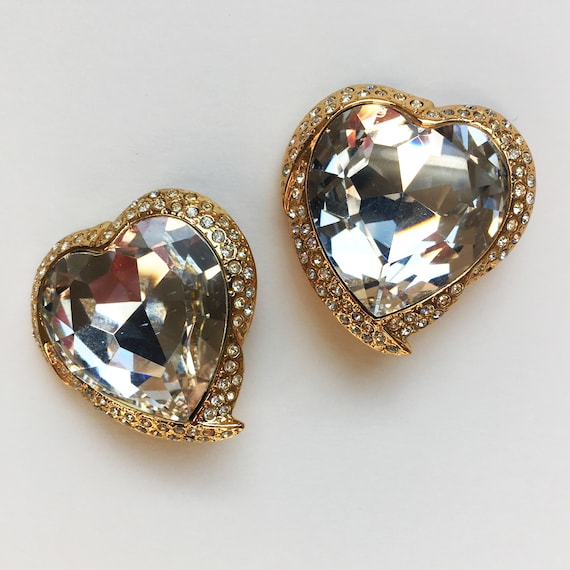Yves Saint Laurent heart earrings - Gem Yves Saint Laurent heart earrings - Gem