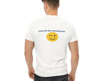 Pickleball Unisex Tee – Winning Shot Wink Emoji