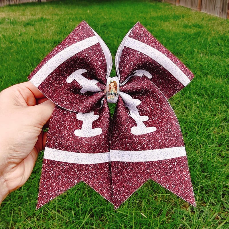 Leather Football Bow Svg Etsy Leather Football Bow Svg Etsy