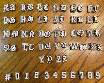 croc charms letters