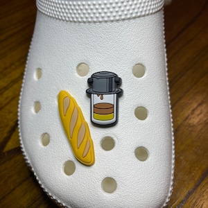Shoe Charms, Cute Vietnamese Coffee and Baguette Set