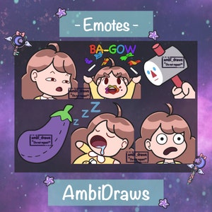Cute Bee Emotes | Bee & Puppycat | P2U Twitch/Discord - Kawaii