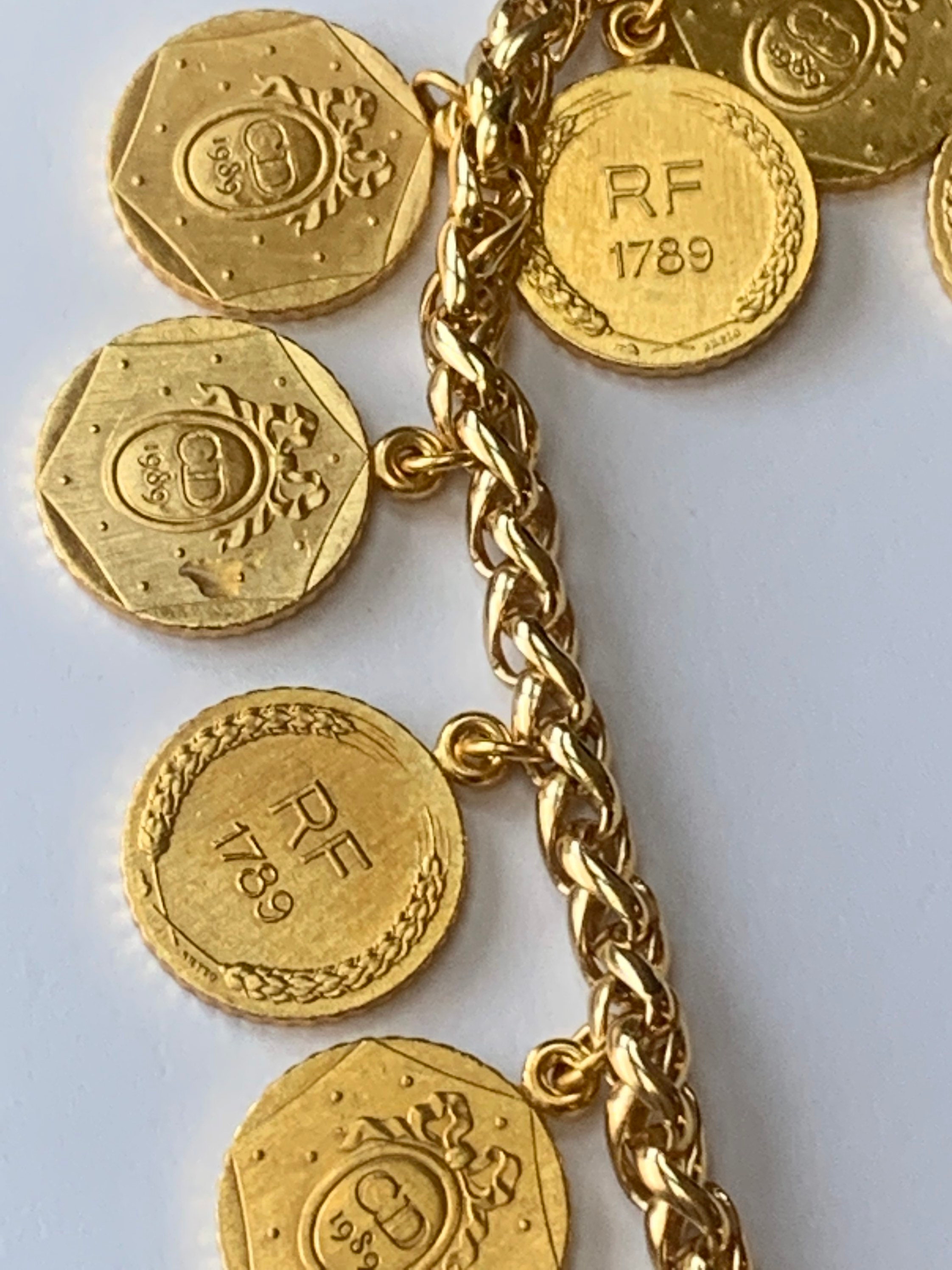 DIOR French Revolution Medallion Runway Necklace Gold - Etsy
