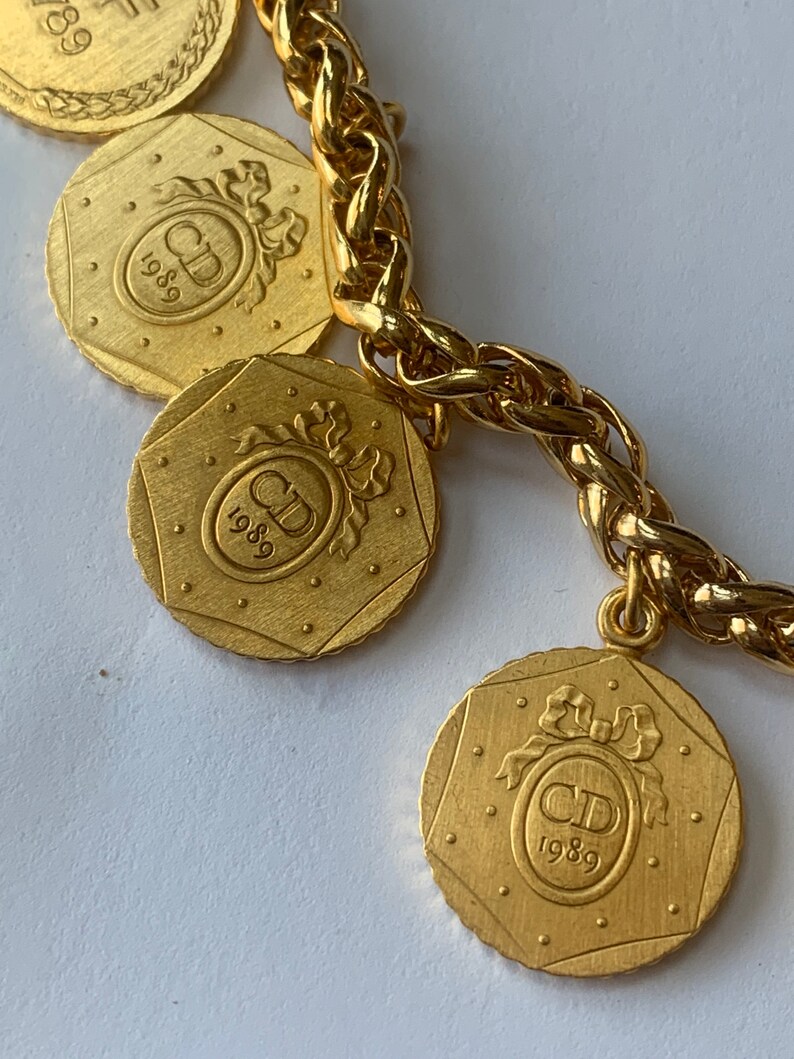 DIOR French Revolution Medallion Runway Necklace Gold Etsy