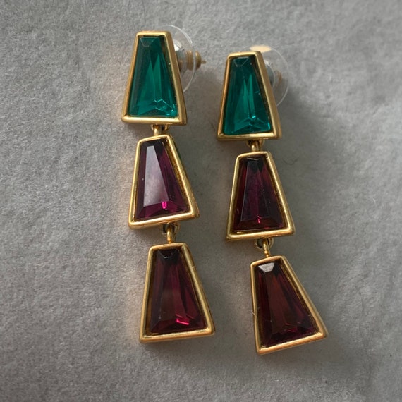 YSL Crystal Drop earrings Yves Saint Laurent - image 2