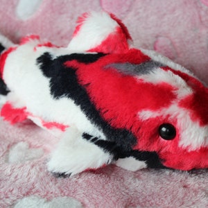 Koi Fish Plush Toy, Fluffy Soft Plushie Aesthetic Stuffed Animal