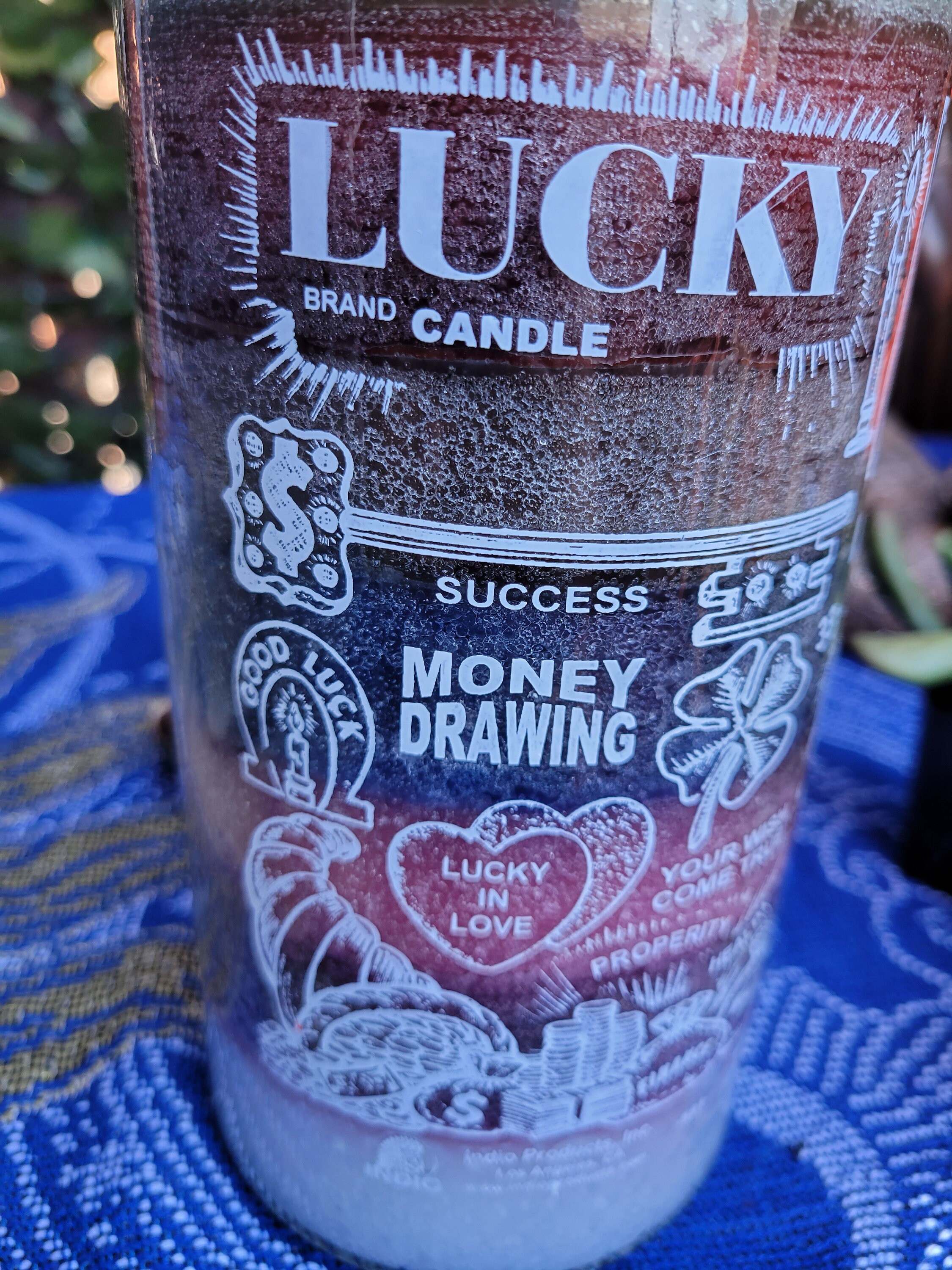 14 Day Luck Candle Money Drawing 7 Color Candle Lucky In Etsy