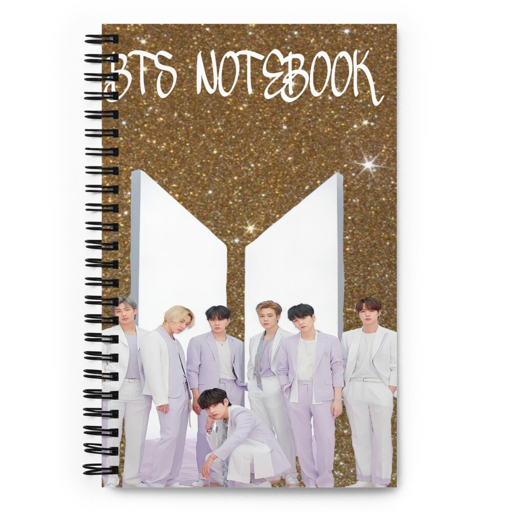Spirale notebook BTS groupe music NOTEBOOK Etsy