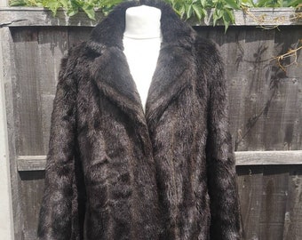 Modacrylic Fur Coat - Etsy
