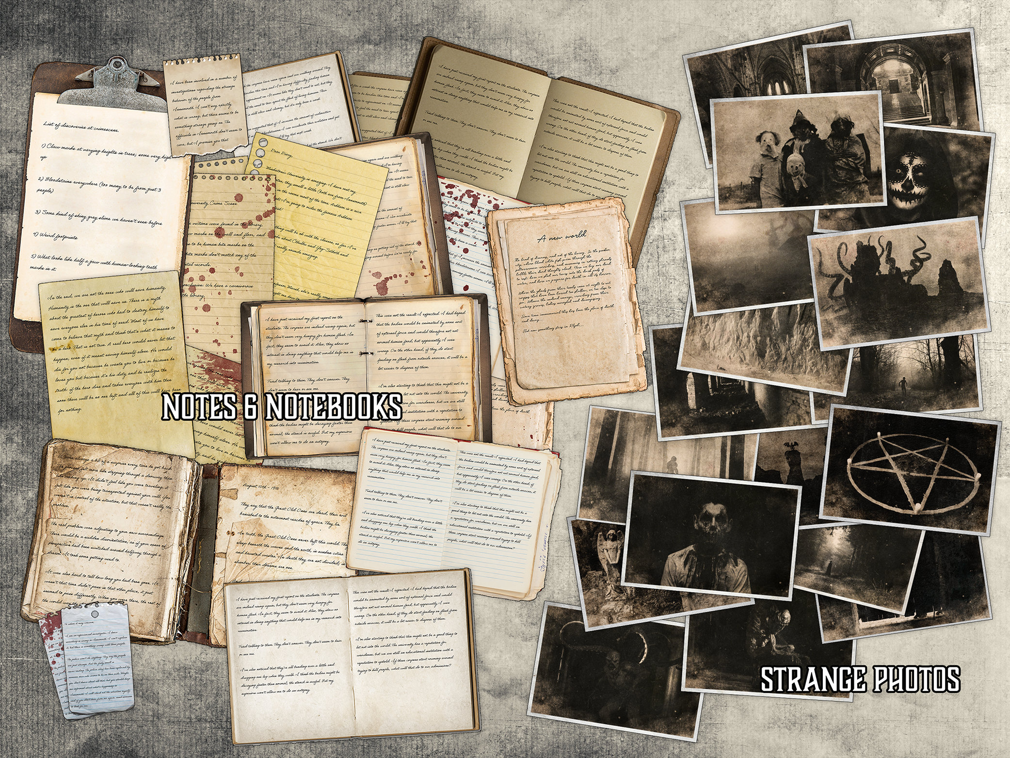 Cthulhu Handouts Mega Bundle Interactive Handouts for - Etsy