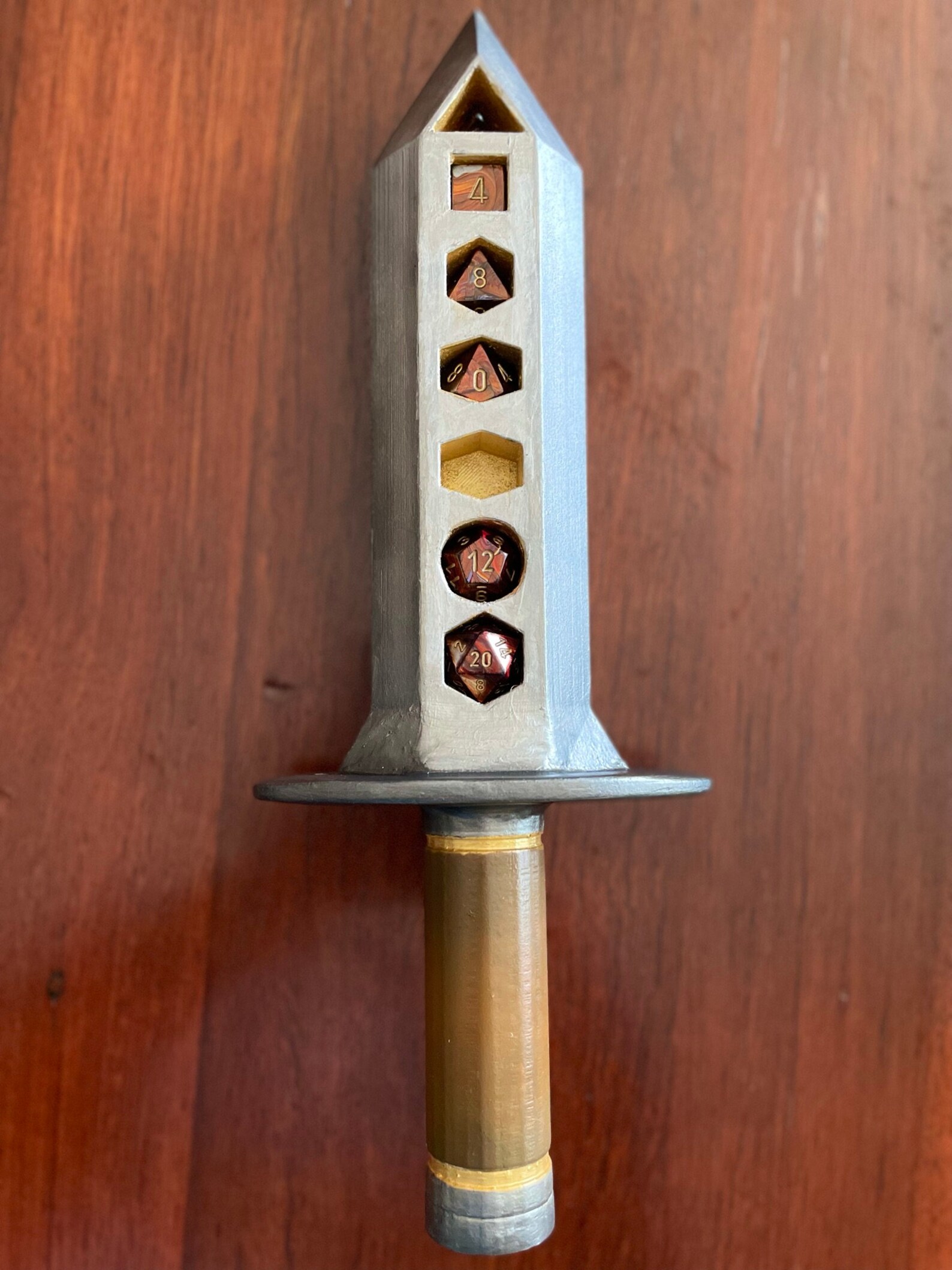 DnD Dice Sword With Removable sheath Pick your own colours Etsy