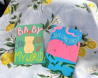 Self Care Postcard A6 - Positivity - Self Love