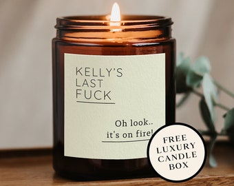 My Last F Personalised, Funny rude joke gift, Funny gift for friends, Birthday gift for colleague, Colleague christmas gift