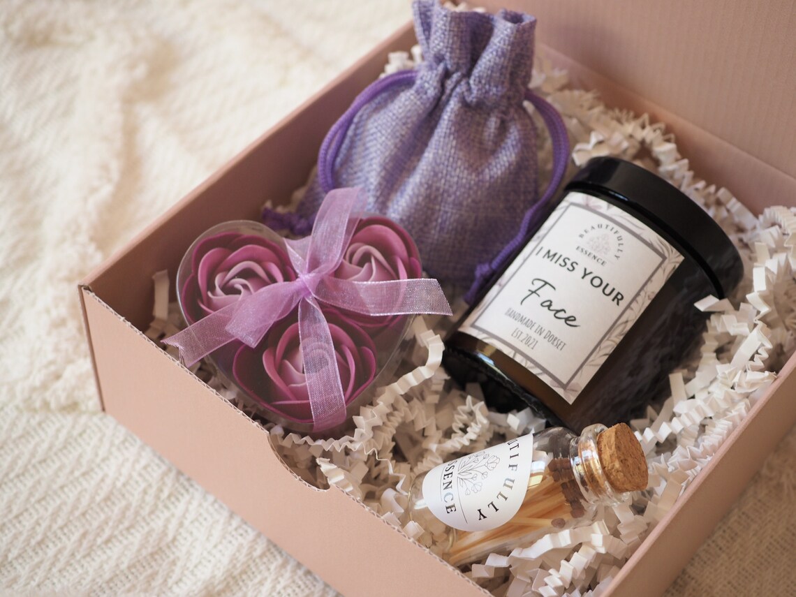 Miss You Gift Box Beautiful Gift Set for Missed Friend Etsy UK