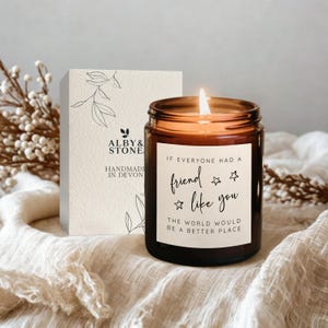 Best friend candle, If everyone had a friend like you, Best friend gift box, Best friend birthday gift, Best friend 30th birthday gift image 1
