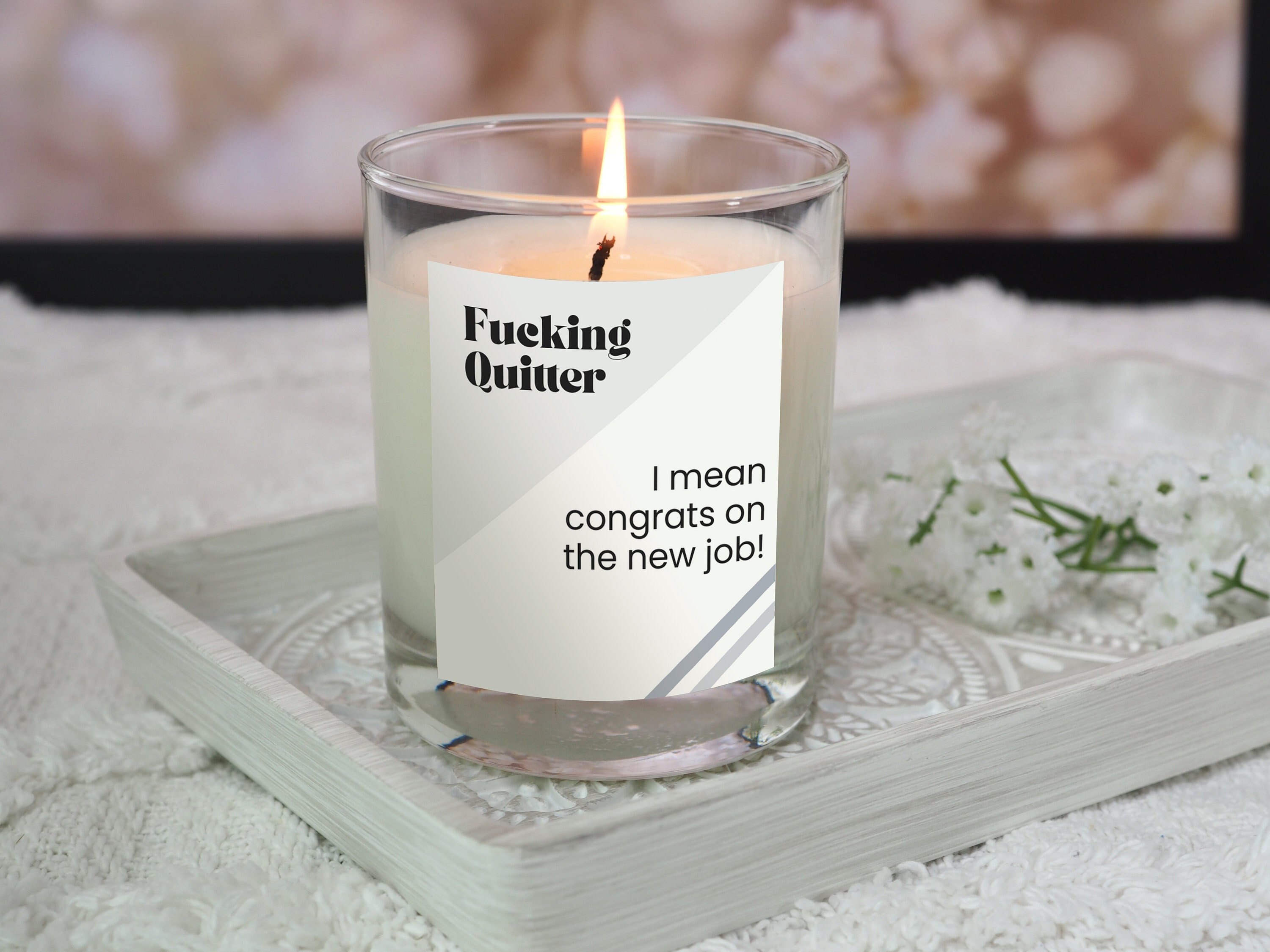 Candle Rude Youre Leaving Etsy UK