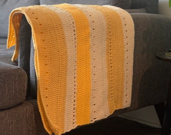Heavy Hand Knitted Baby Blanket