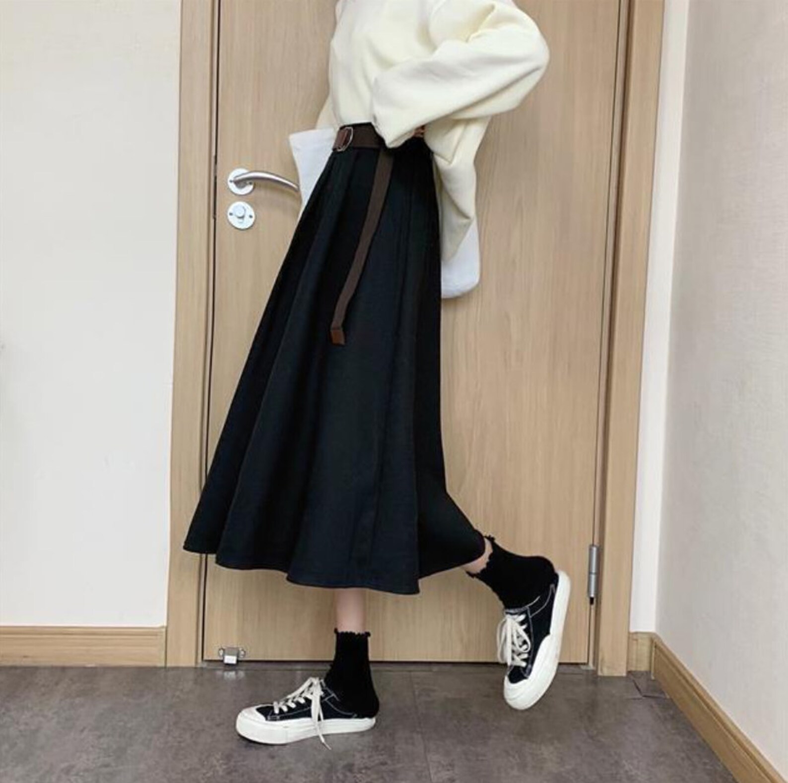 Solid Long Skirt / Dark Academia Clothing Etsy Canada