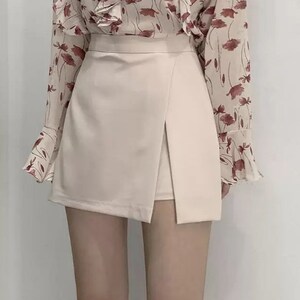 Mini Side-slit Skirt / Dark & Light Academia Clothing for - Etsy