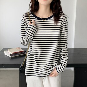 Striped Retro T-shirt for Women / Dark Academia Clothing - Etsy