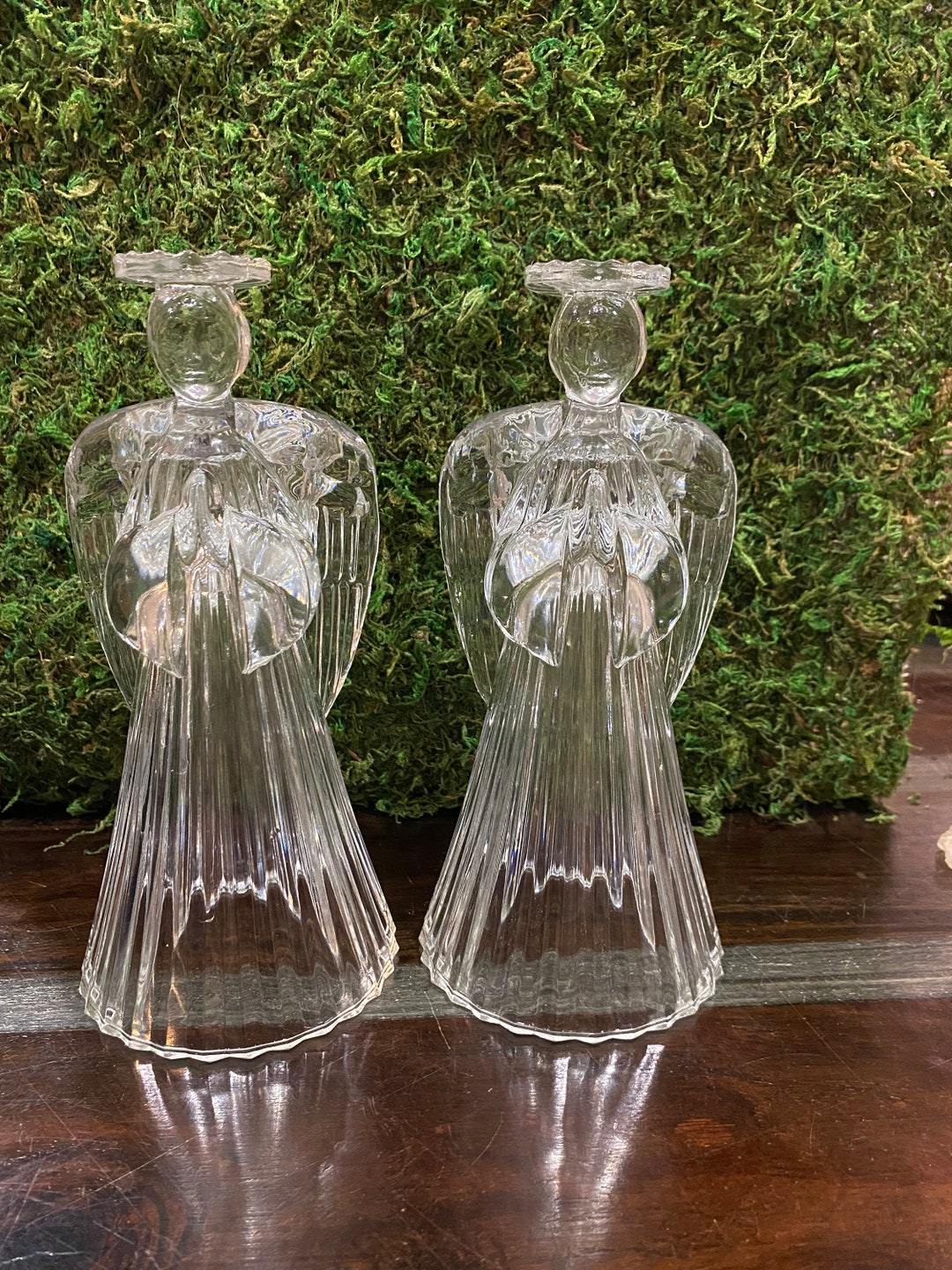 Crystal Angel Candlestick Holders Etsy
