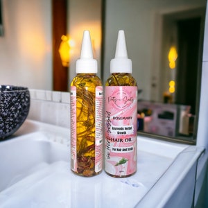 Ayurvedische kruidenolie voor haargroei