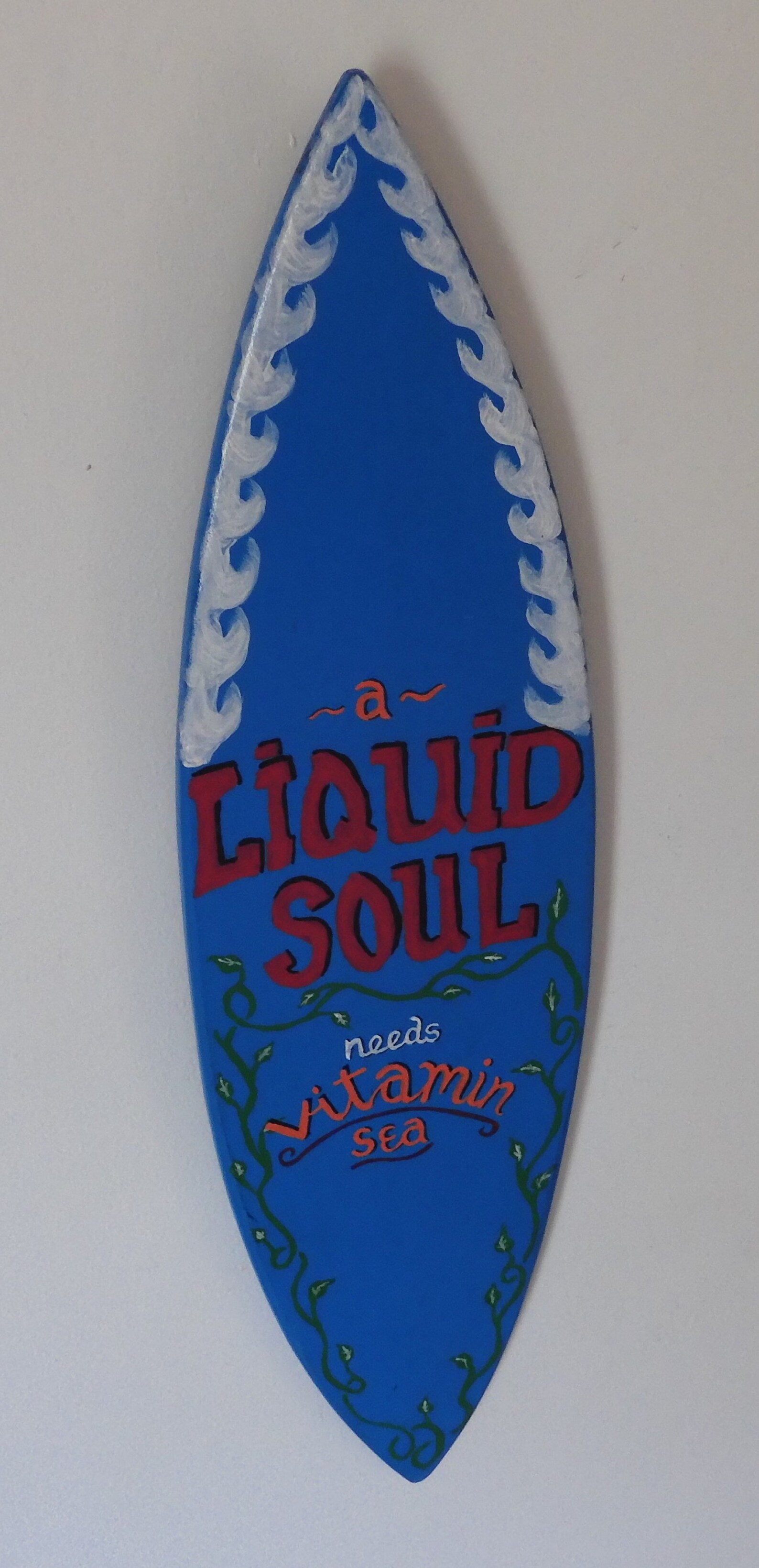 Original hand painted wall art/surfboard Etsy
