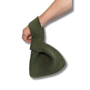 Patrón de bolso de ganchillo - The Knot Sack - Patrón de ganchillo de bolso de nudo japonés - Bolso de ganchillo FÁCIL