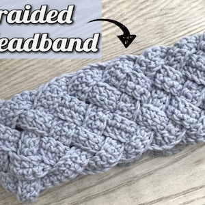 6- Strings Geflochtenes Stirnband | Häkelanleitung für Stirnbänder