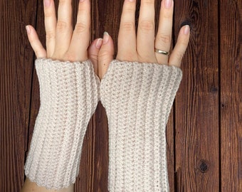 Fingerless Gloves Crochet Pattern